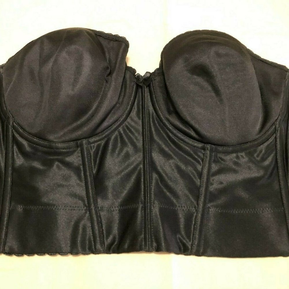 Va Bien Black Corset Backless Bra, 42C